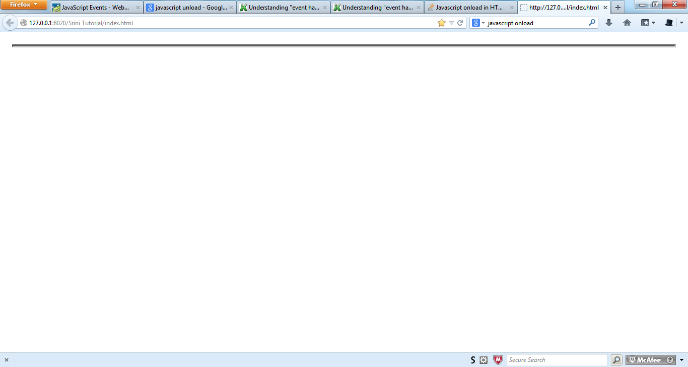 Event Handlers in Javascript Javascript tutorial by Wideskills
